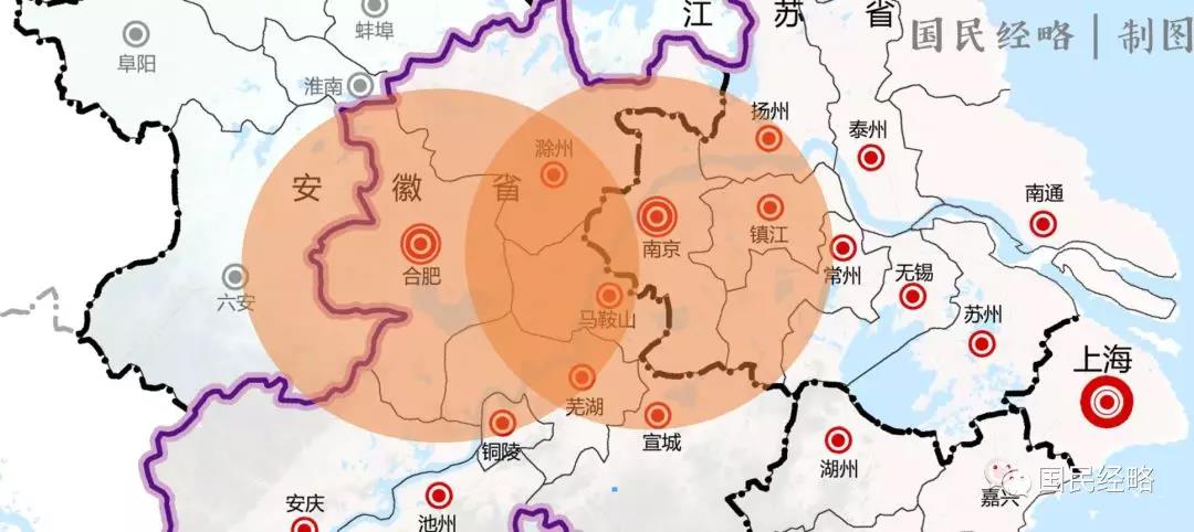 国家战略长三角一体化,上海、南京、合肥占据什么位置?